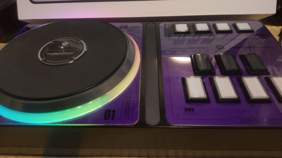 ビートマニア DAO PHOENIXWAN LMT 三和ボタン 静音化 パープル