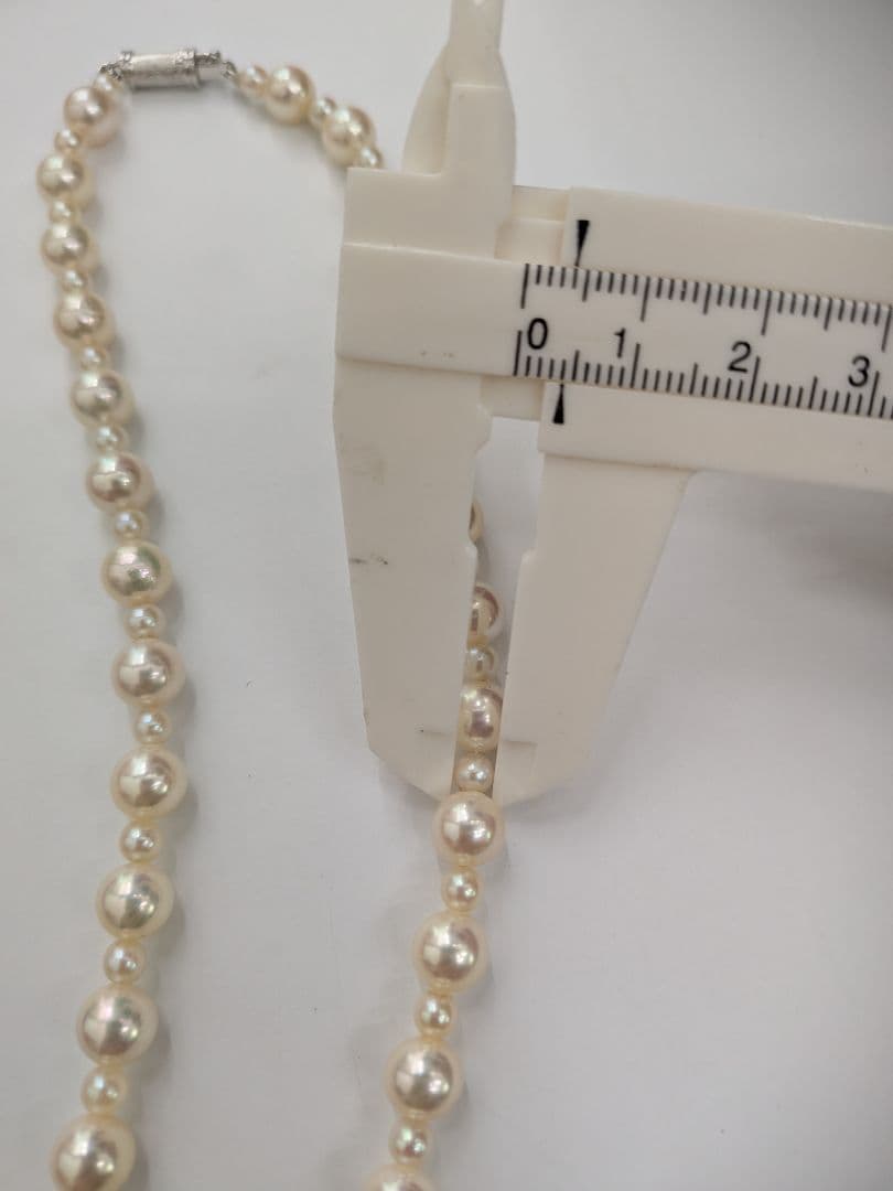パール ネックレス SV925 真珠 アクセサリー