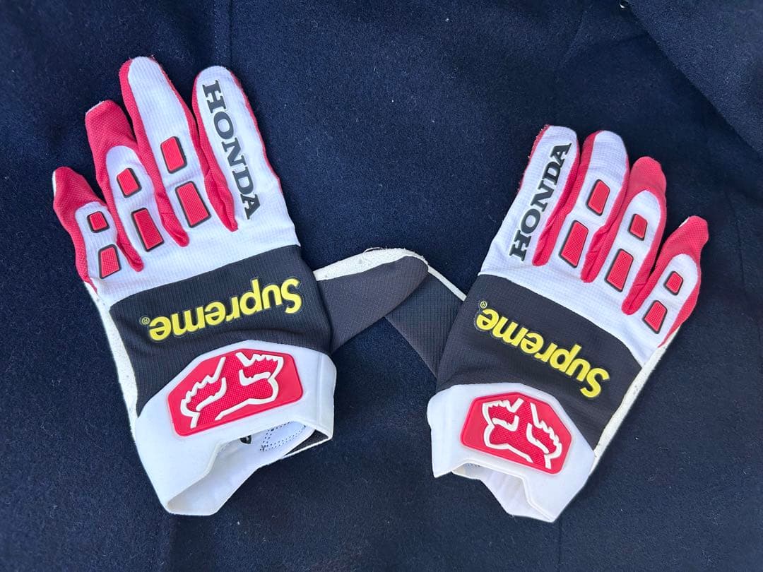 supreme honda fox Racing シュプリーム　グローブ　XL