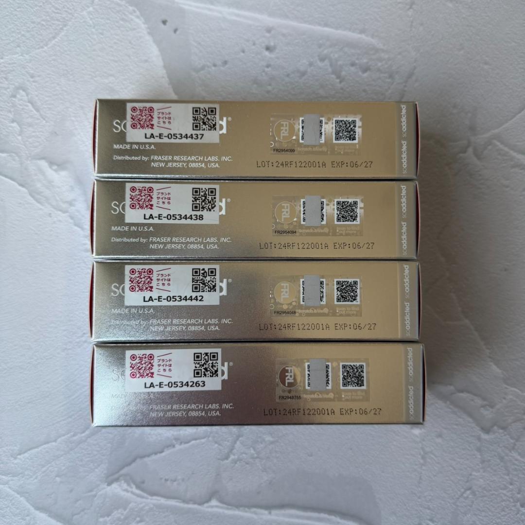 【未開封】 Lashaddict ラッシュアディクト まつ毛美容液 4本セット