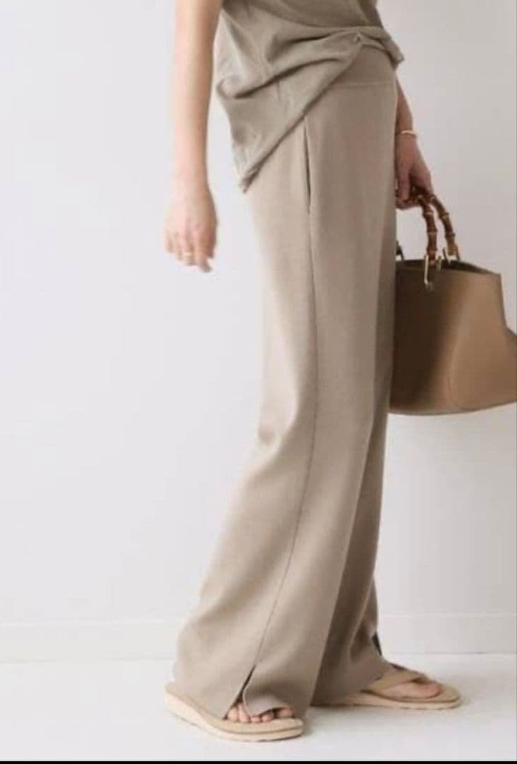 Deuxieme Classe ウールニットパンツ