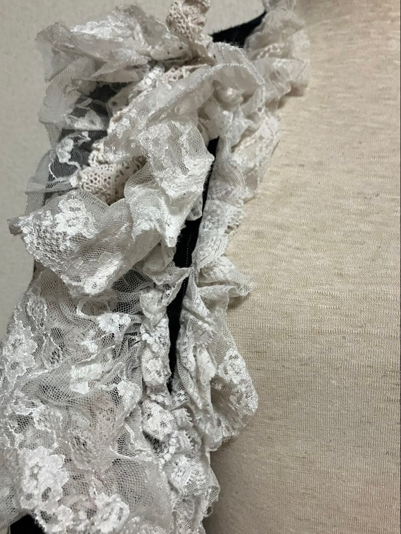 ジュンヤワタナベコムデギャルソンマンピンク ピンストライプフリルジャケット