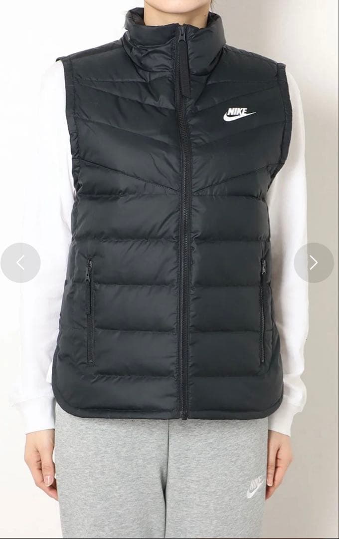 NIKE レディース ダウンベスト ブラック M