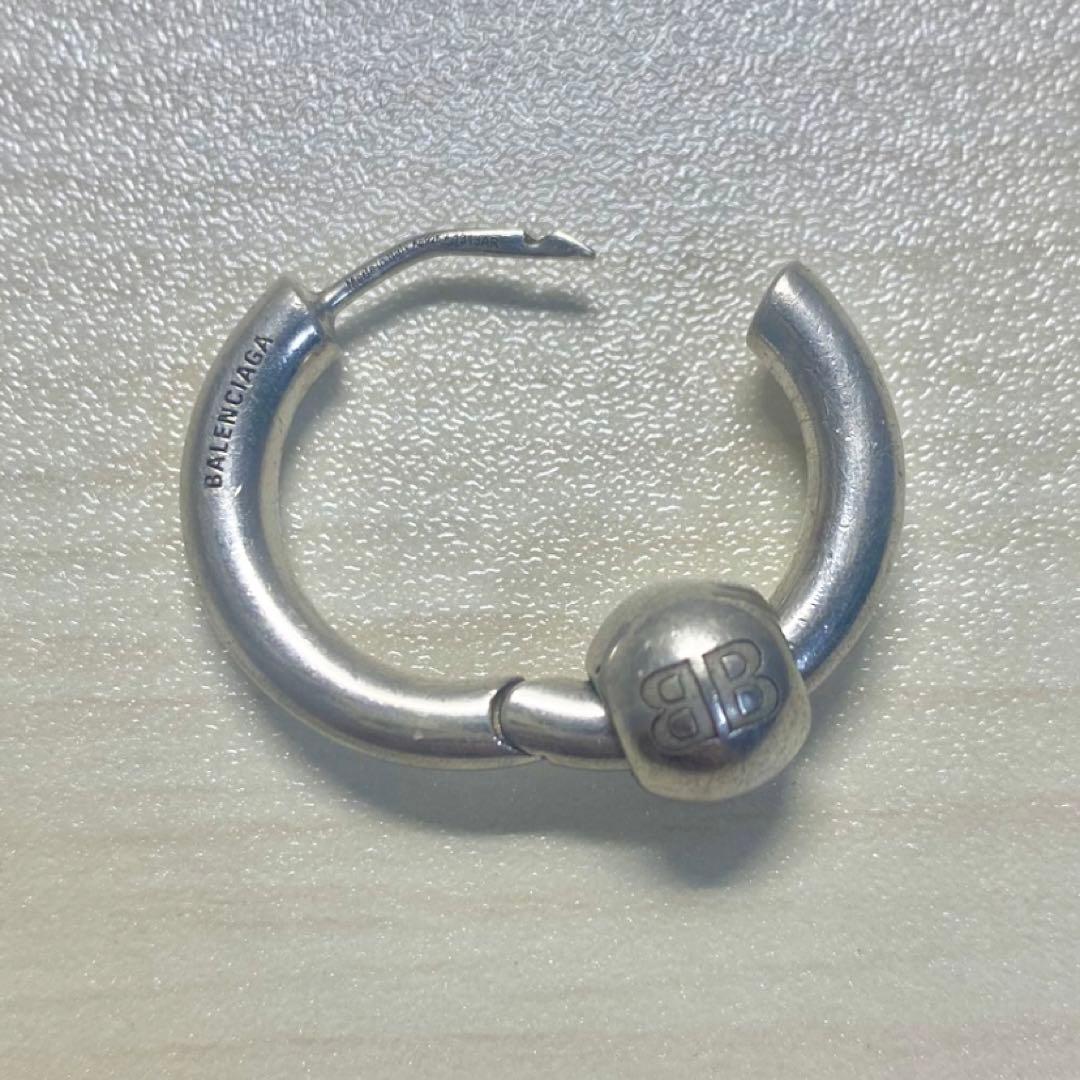 【正規品】BALENCIAGA FORCE XS フープピアス 片耳