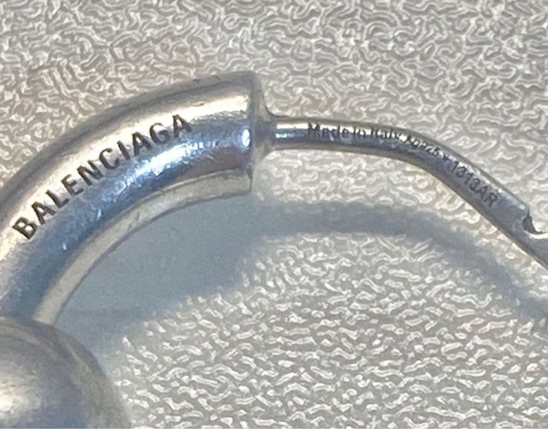 【正規品】BALENCIAGA FORCE XS フープピアス 片耳