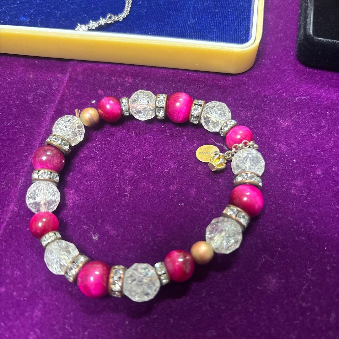 遺品生前整理アクセサリーまとめ　天然石、ニナニッチ 、K18シャンパントップ