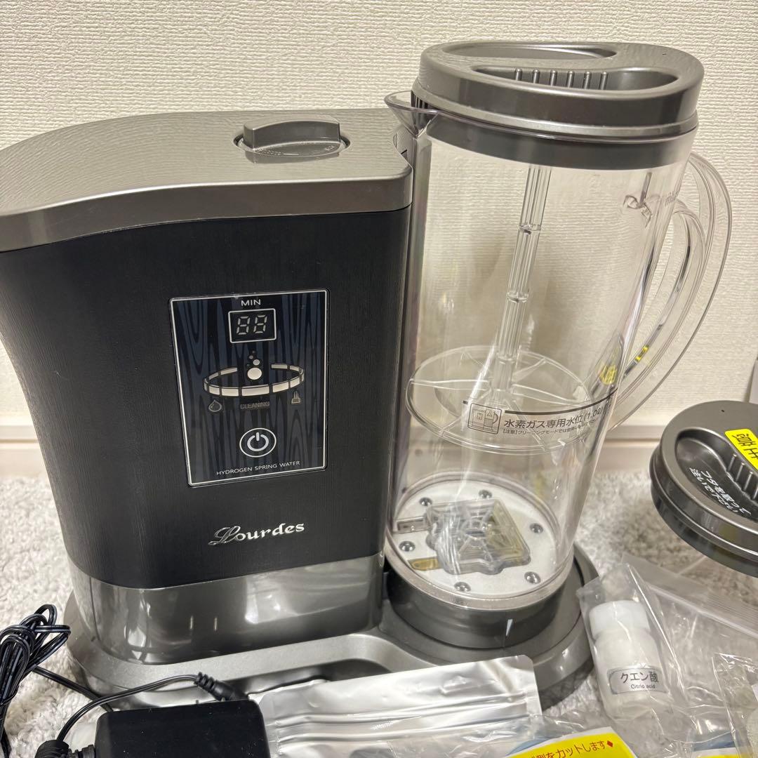 ルルドプレミアム 高濃度水素水 水素ガス吸入セット　美ルル　スキンチェッカー付き