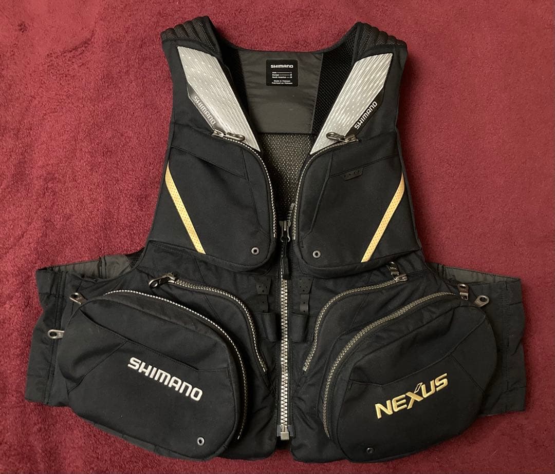 シマノ,フローティングベスト NEXUS/ネクサス, VF-120W ブラックL