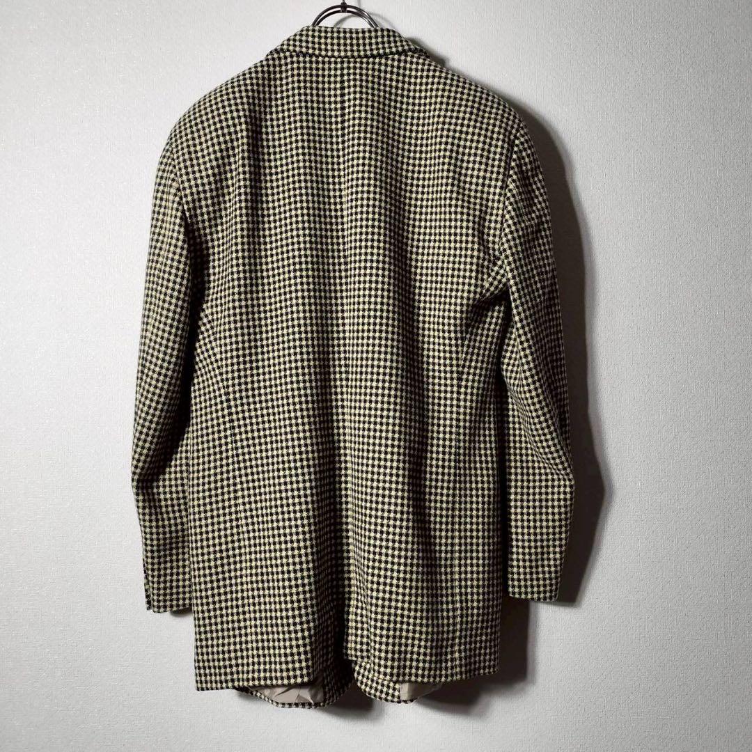 ジョルジオアルマーニNUOVO21 チェック柄 テーラードジャケット3B ウール