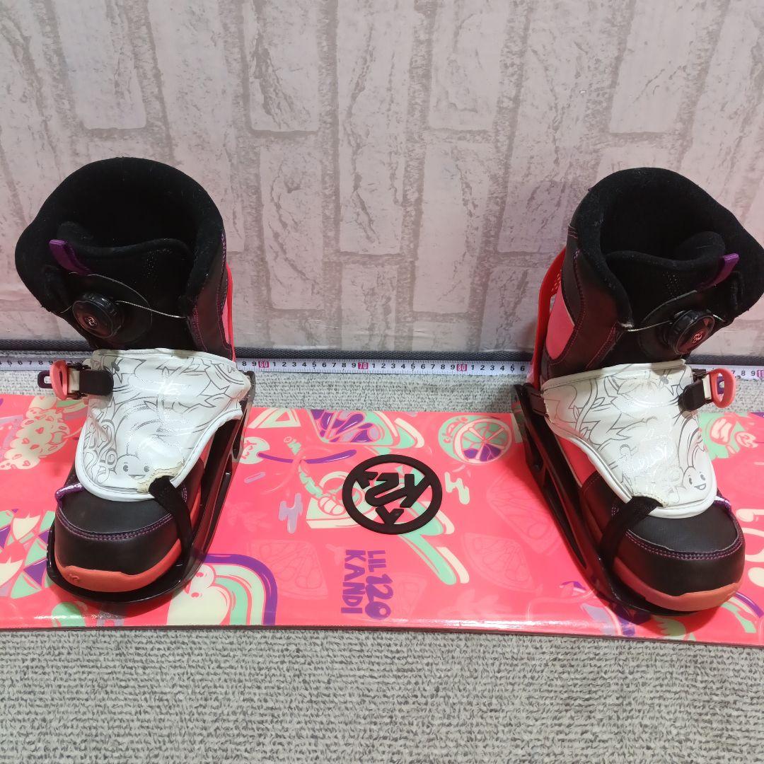 メンテ済■k2-120cm■ブーツ22～24cm■キッズ ジュニア 子供