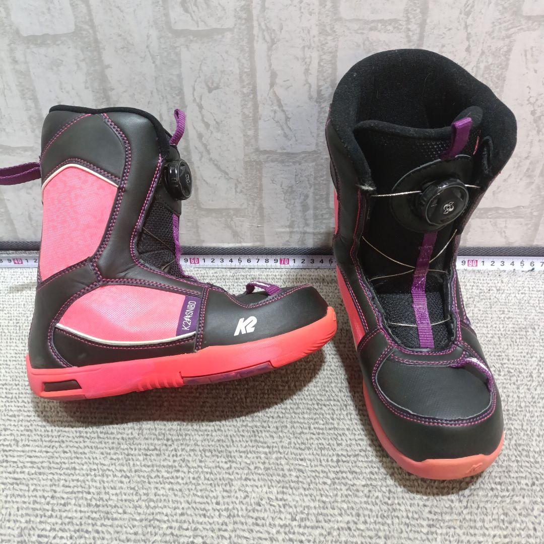メンテ済■k2-120cm■ブーツ22～24cm■キッズ ジュニア 子供