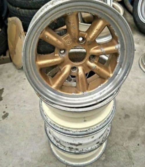 長*央様 【当時物】激レア！ワタナベ 14インチ 6.5J 114.3 4穴 B