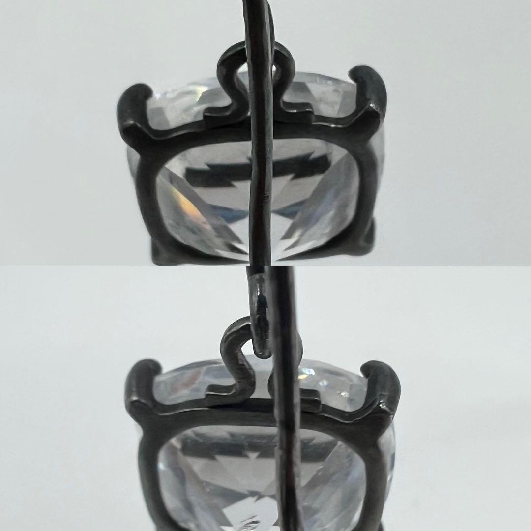 【極美品】ボッテガ ダイヤモチーフ ドロップ フック ストーン