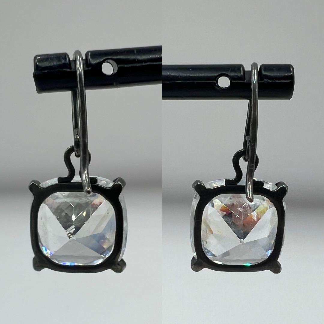 【極美品】ボッテガ ダイヤモチーフ ドロップ フック ストーン