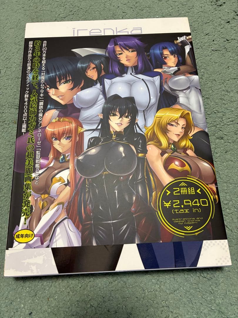 カガミ画集　2冊入り合計335ページ