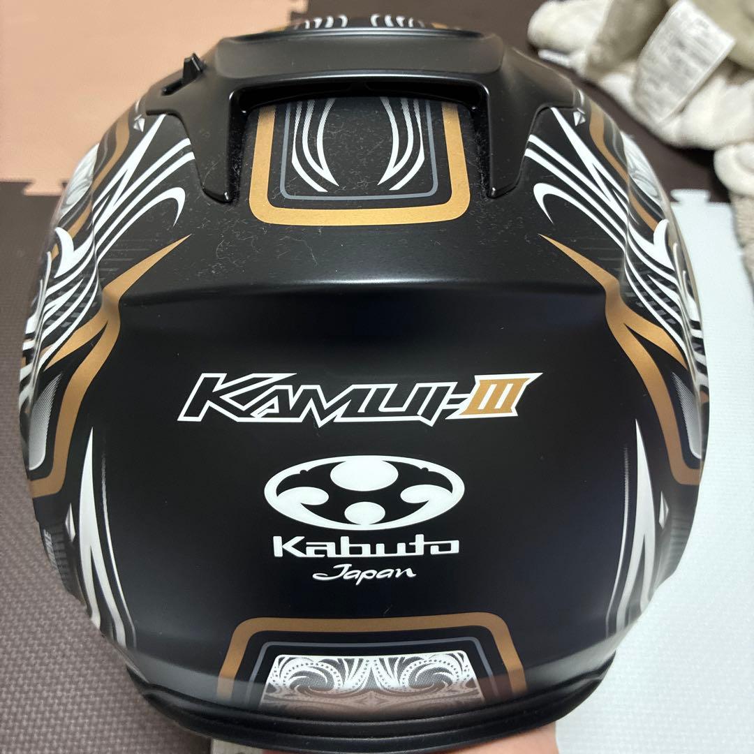 Kabuto フルフェイスヘルメット ブラックゴールド