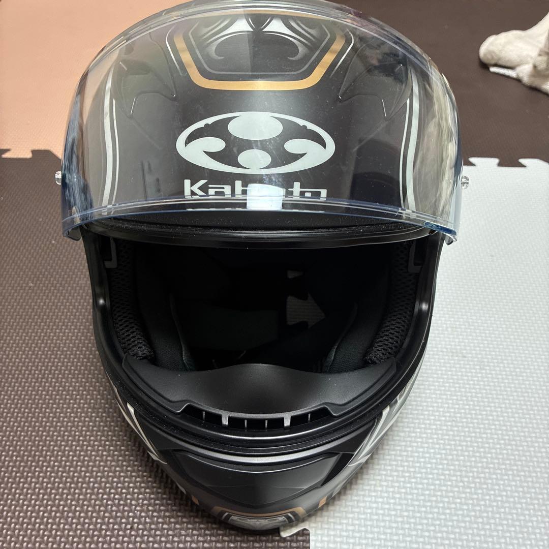 Kabuto フルフェイスヘルメット ブラックゴールド