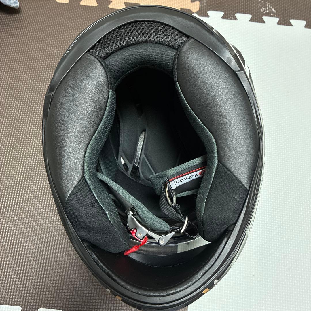 Kabuto フルフェイスヘルメット ブラックゴールド