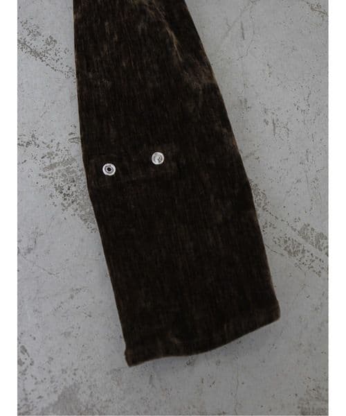 スーツ・フォーマル・ドレス belted velour frill onepiece