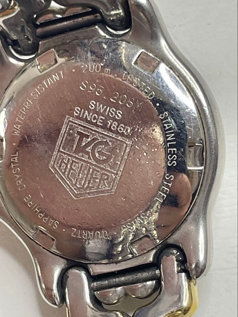 か*ん様 TAGHEUER 腕時計 クォーツ S95.208M【不動品】タグホイ