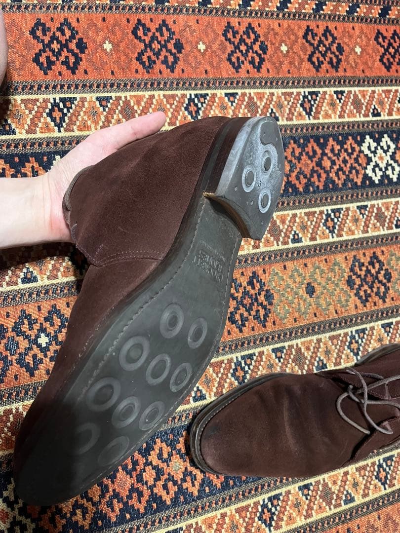 クロケット&ジョーンズ　ポールスミス別注 チャッカブーツ ダークブラウン