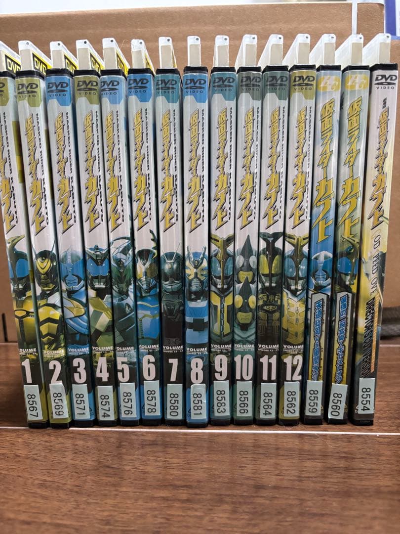 仮面ライダーカブトシリーズ DVD 全巻セットプラス劇場版、再編集版