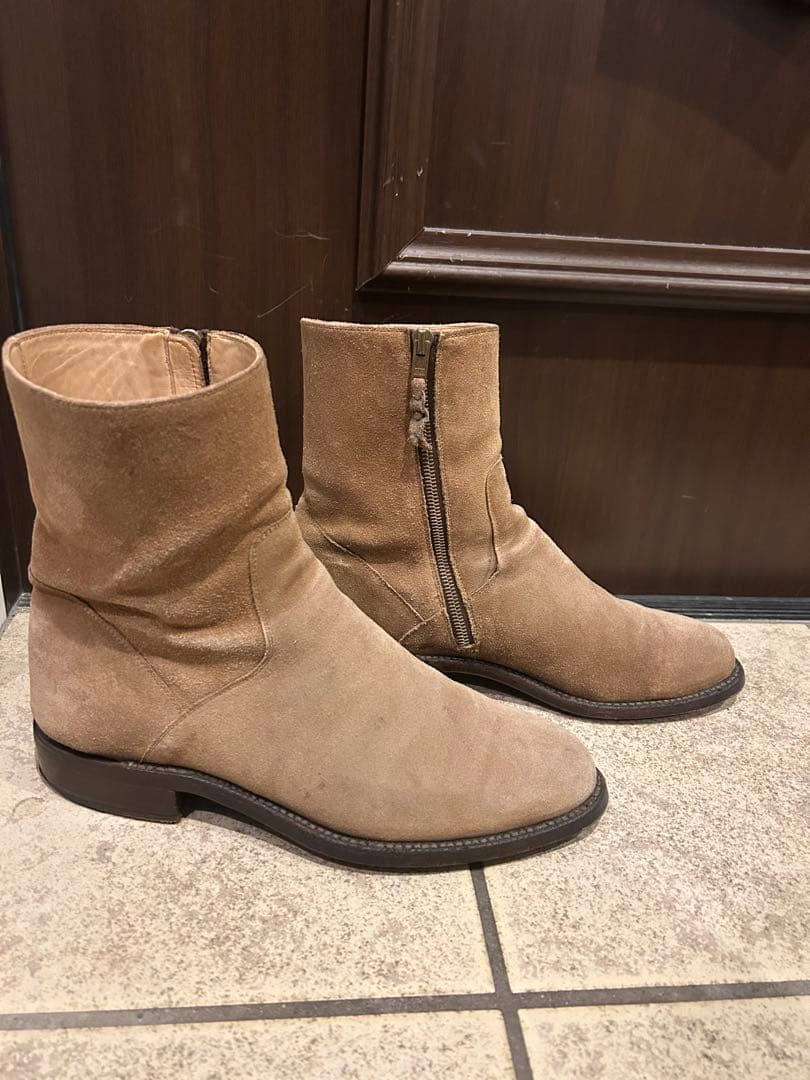 ルケーシー　ウエスタンブーツ　サイドジップ