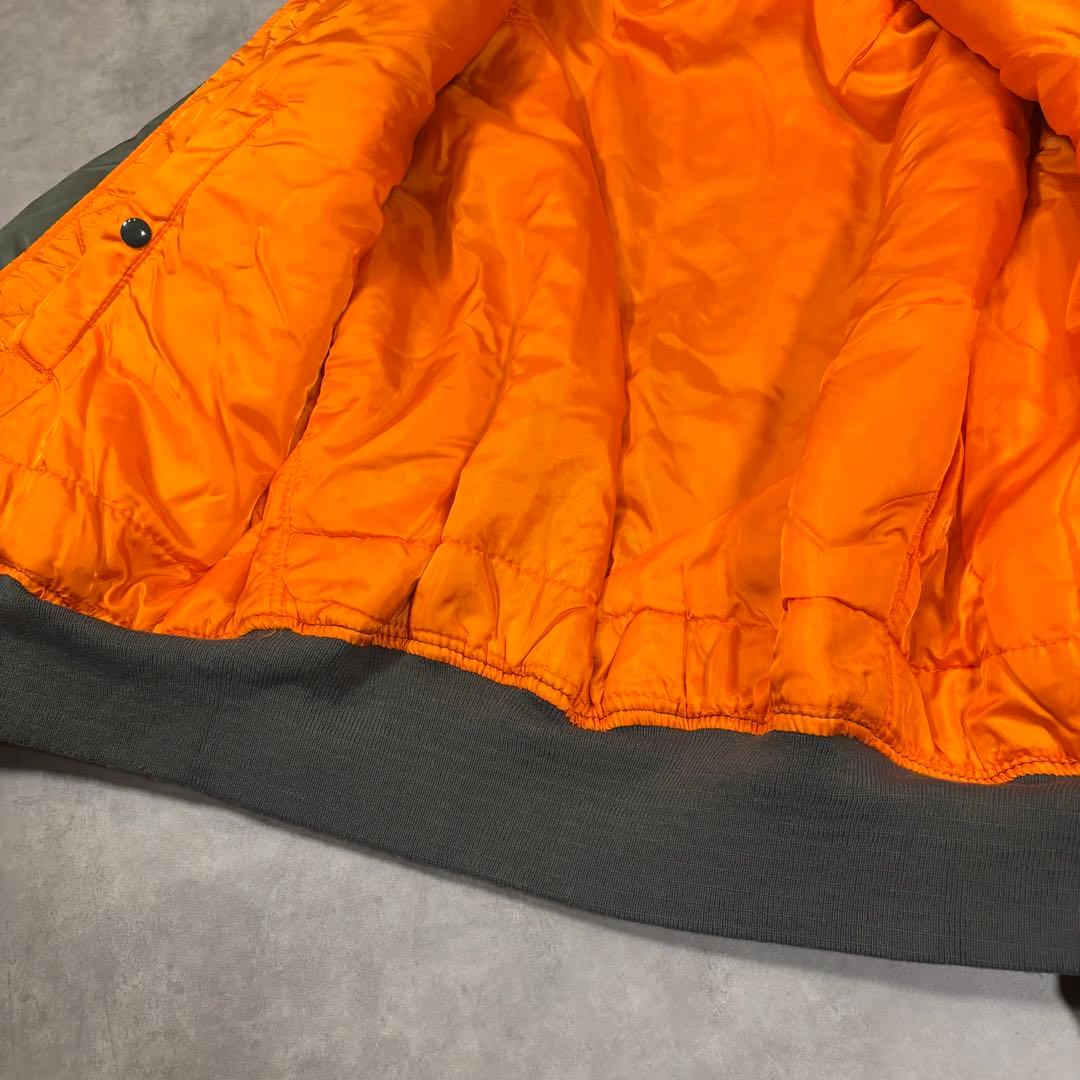 90s アルファインダストリーズ MA-1 フライトジャケット　USA製　短丈