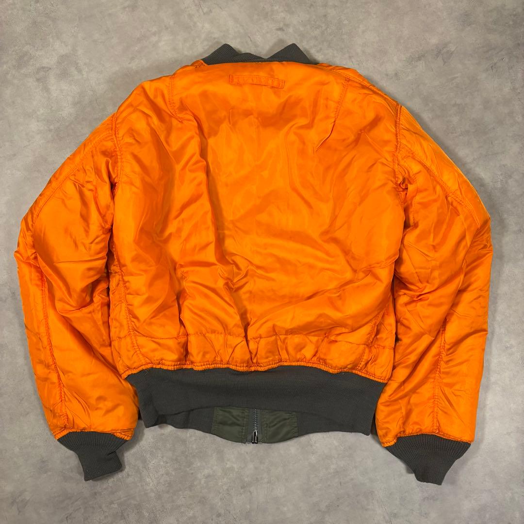 90s アルファインダストリーズ MA-1 フライトジャケット　USA製　短丈