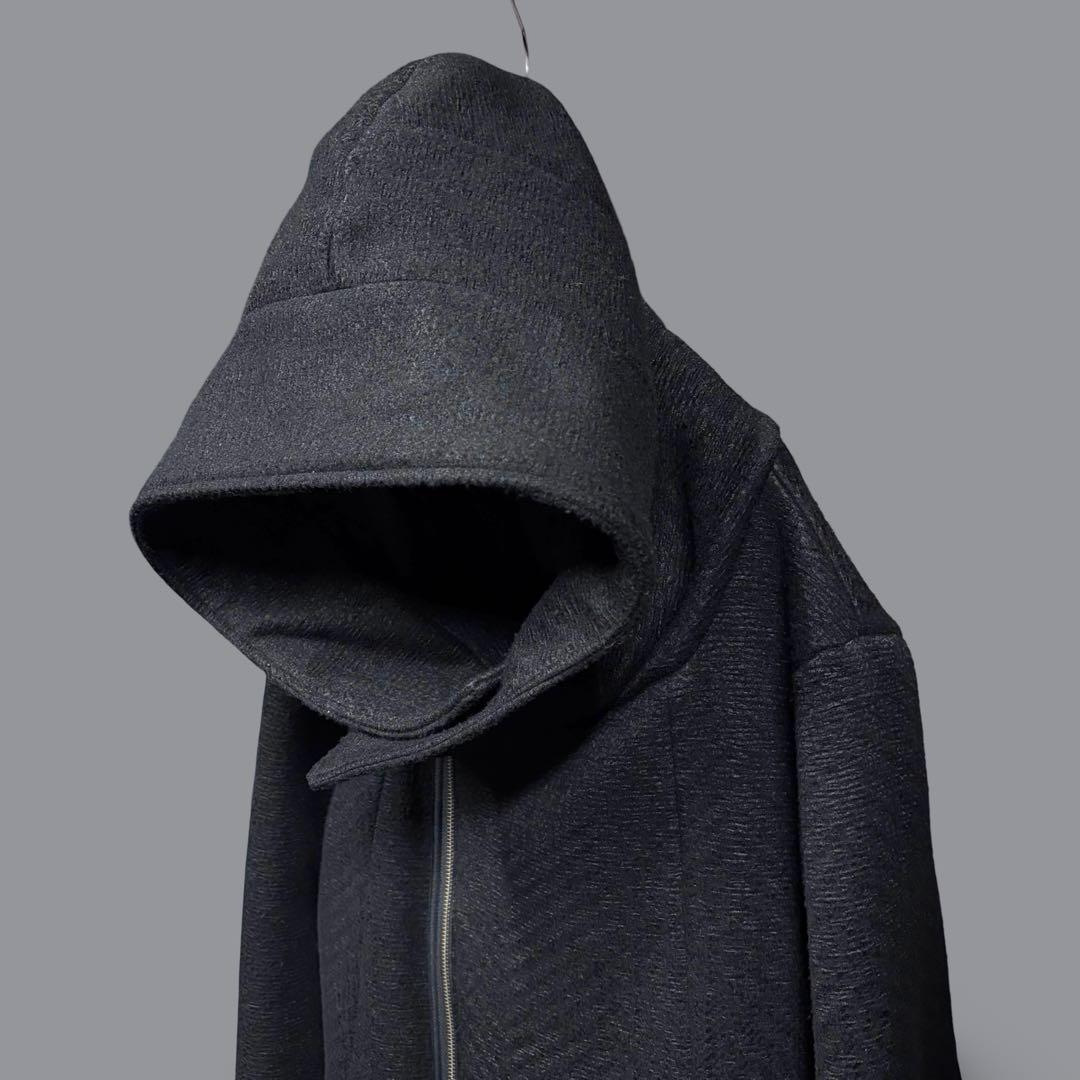 ジャケット・アウター Rare 00s Archive Monster Hood SpiralCoat