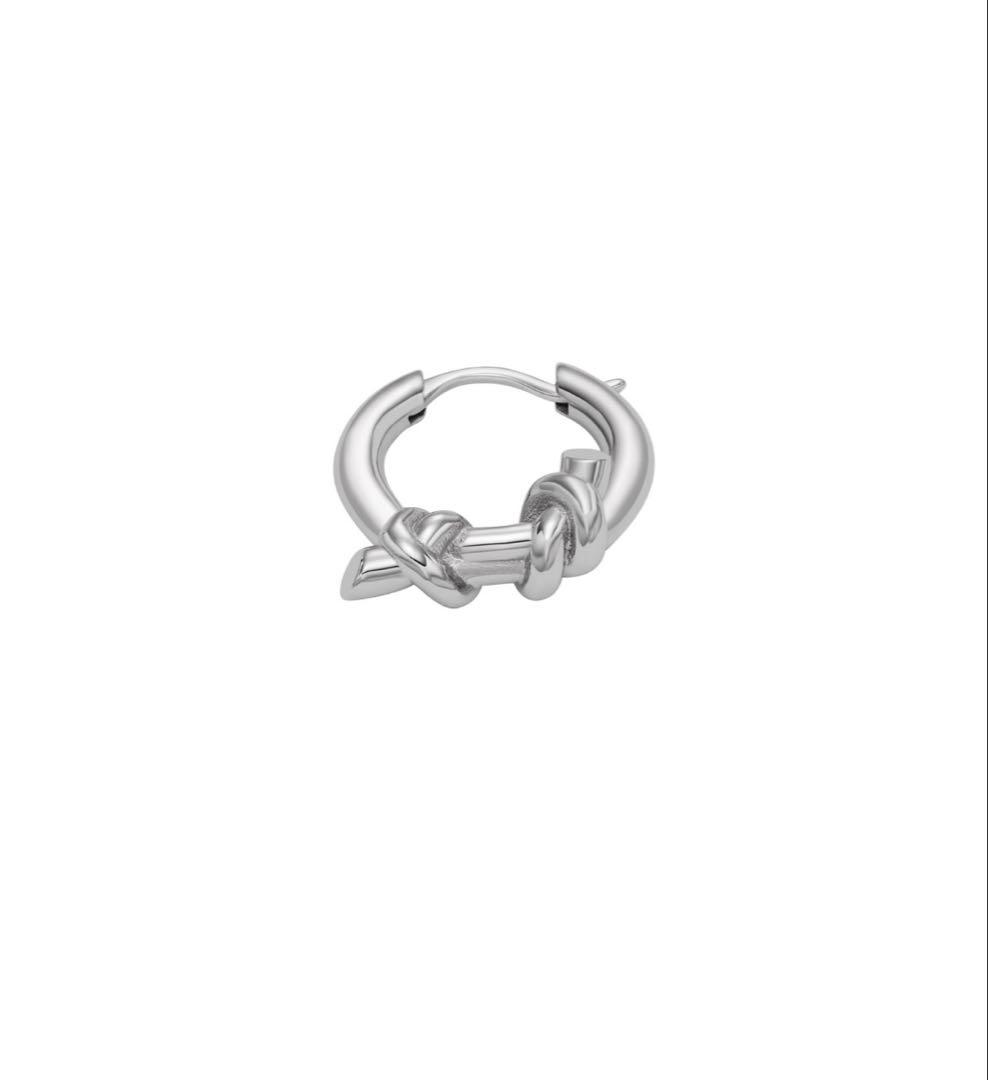 DIESEL ワープピアス シルバー (片耳用) 箱付き