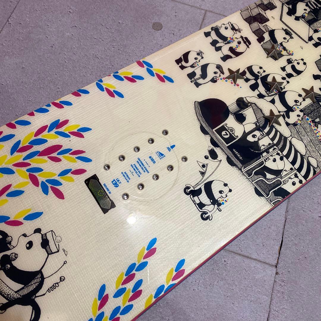 ★ SALOMON サロモン スノーボード　パンダ　ボード　スノボ　139㎝　板
