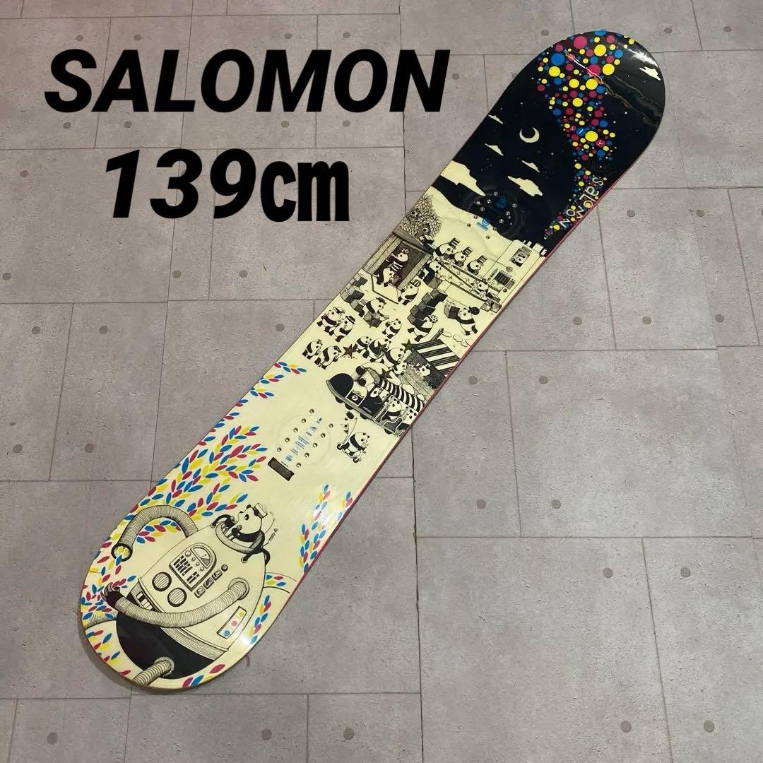 ★ SALOMON サロモン スノーボード　パンダ　ボード　スノボ　139㎝　板