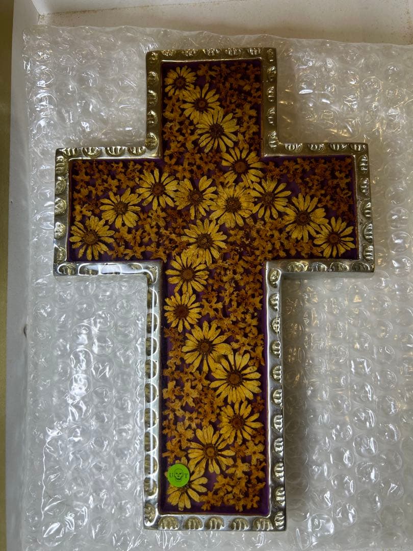 アンダーカバー　UNDERCOVER　ドライフラワー　クロス 壁掛け