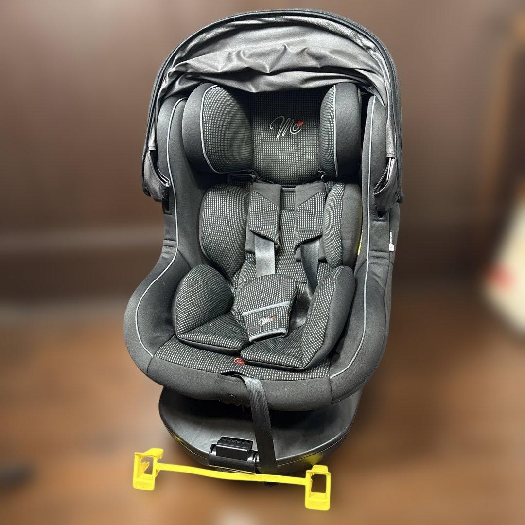 【美品】マムズキャリー　ISOFIX B-900 ターン・レジェFIX グレー