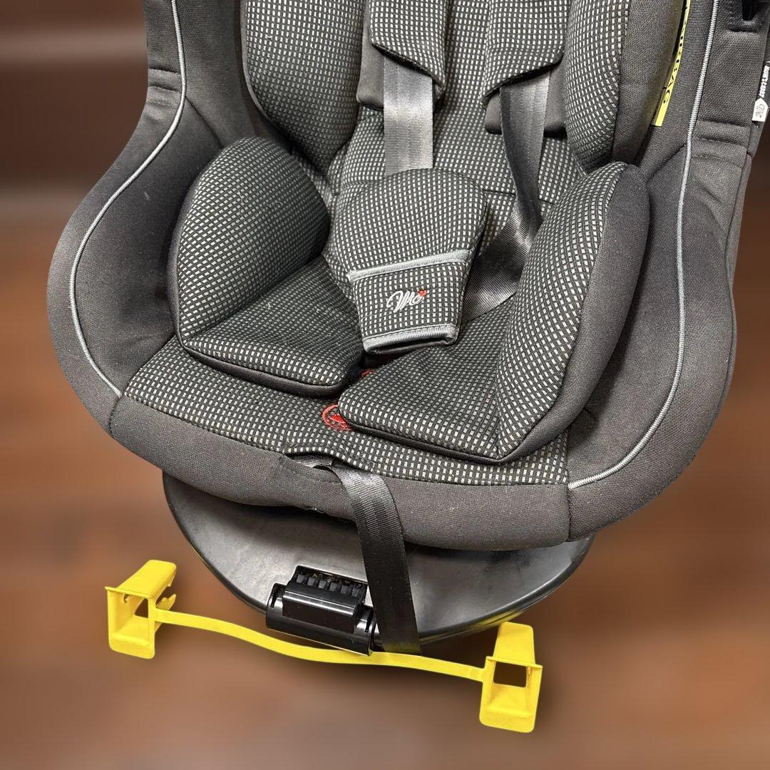 【美品】マムズキャリー　ISOFIX B-900 ターン・レジェFIX グレー