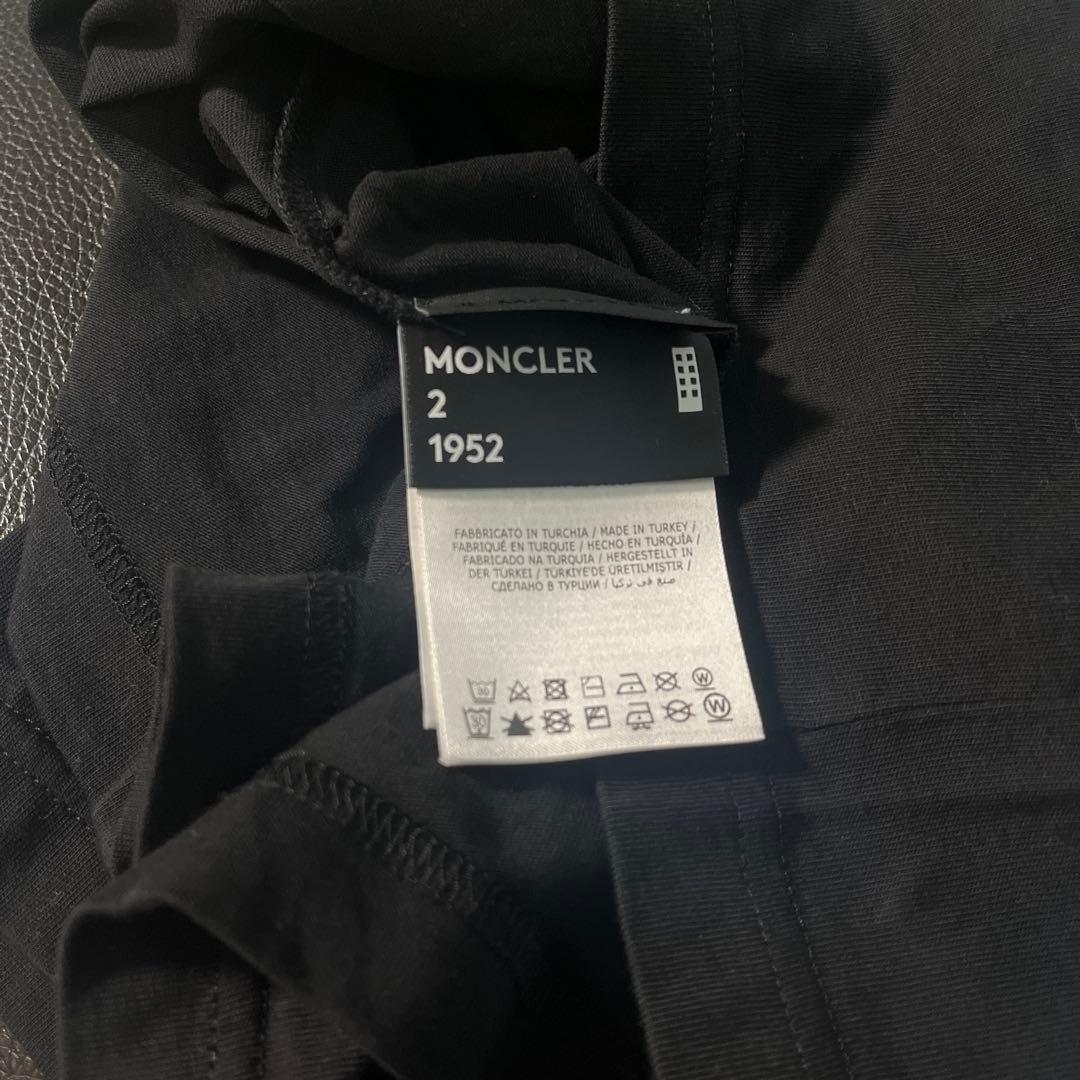 MONCLER モンクレール 長袖Tシャツ 黒　ロンT 美品