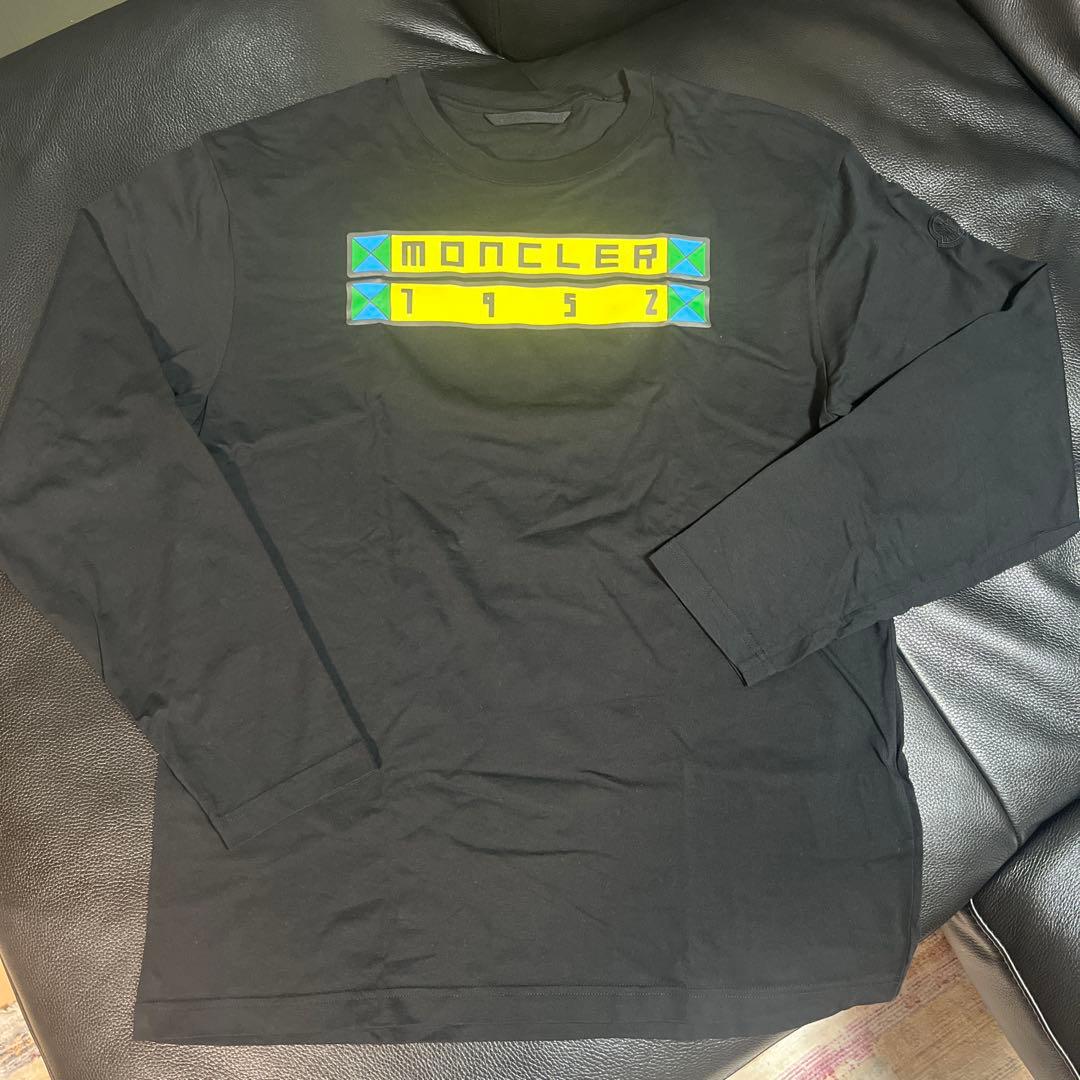 MONCLER モンクレール 長袖Tシャツ 黒　ロンT 美品