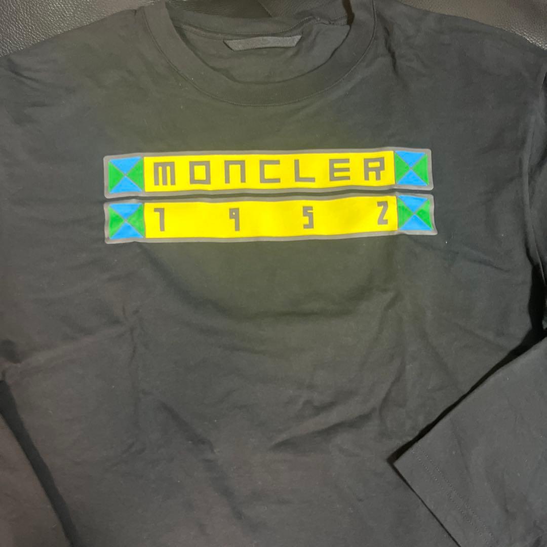 MONCLER モンクレール 長袖Tシャツ 黒　ロンT 美品