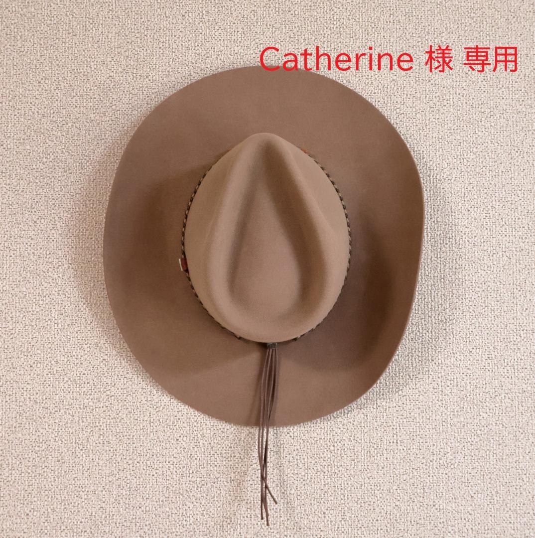 【値下げしました】STETSON ウールハット 7-1/8 Fawn