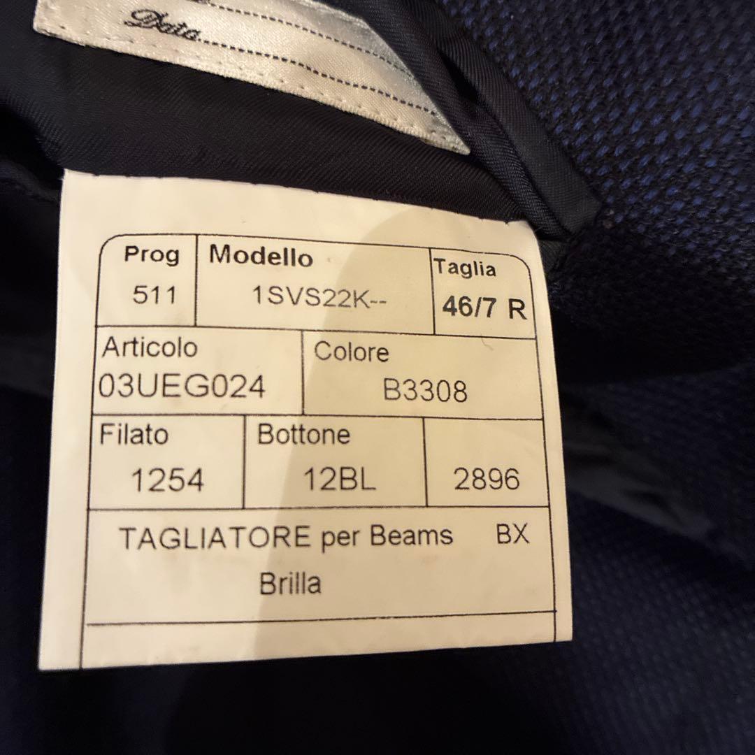 ヒ*チ様 タリアトーレ ネイビー　テーラードジャケット　size46