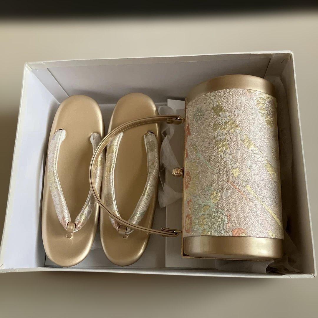 ★772 和装小物　草履　バック　セット