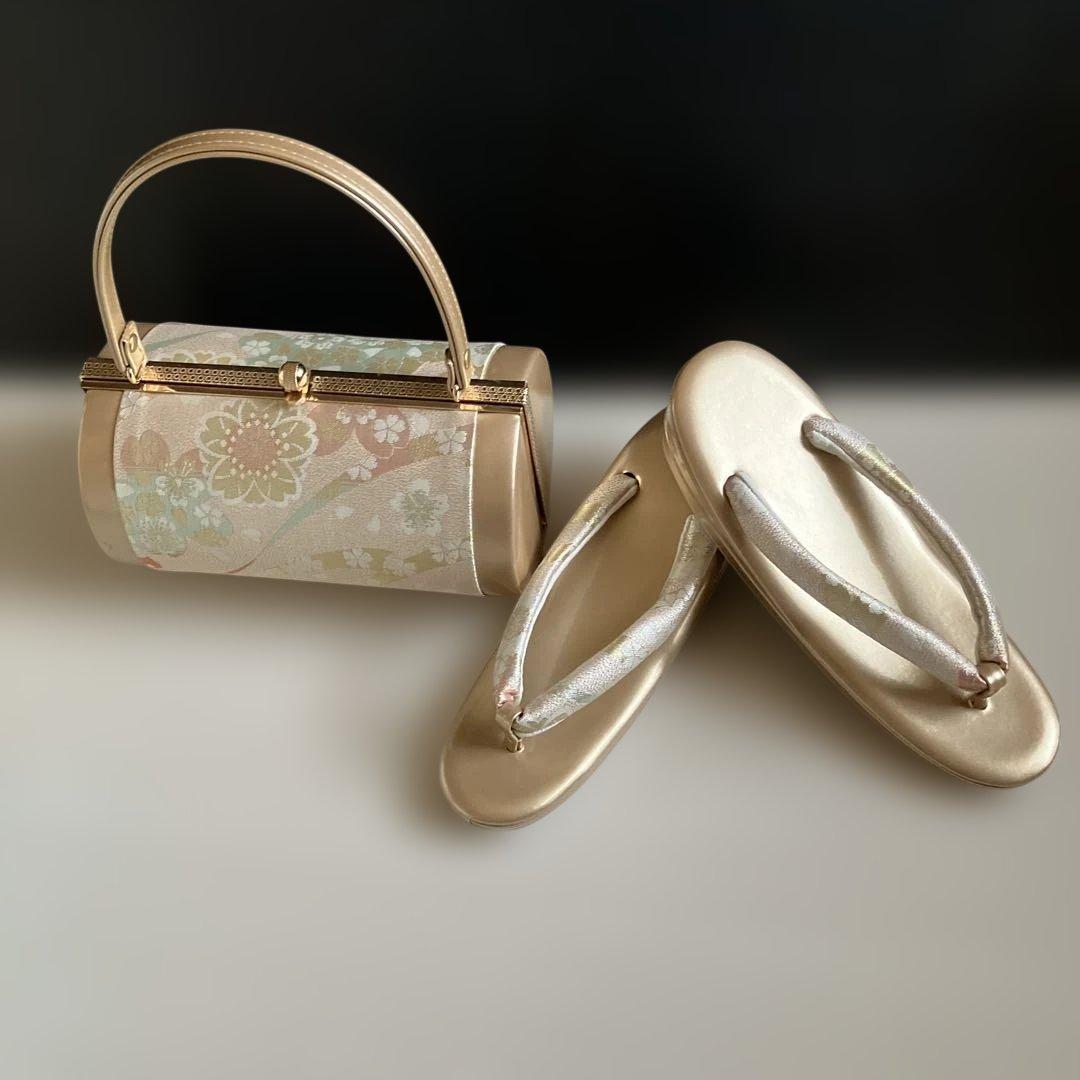 ★772 和装小物　草履　バック　セット