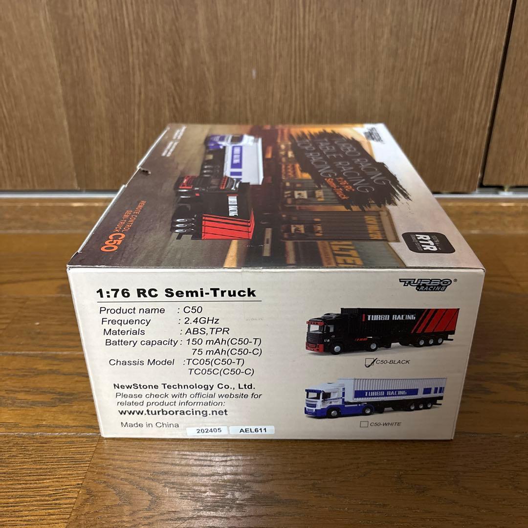 【新品未使用】turbo racing 1/76 c50 セミトレーラー