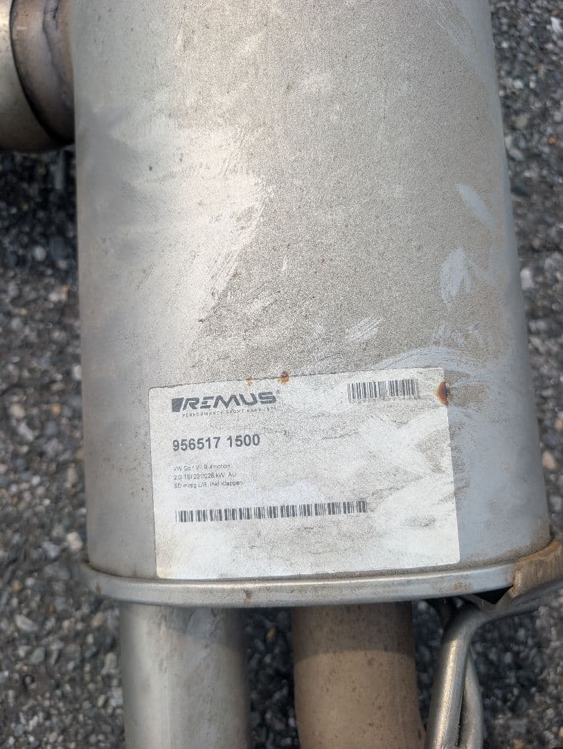 STREET値下げ！ REMUSマフラー センター付き!