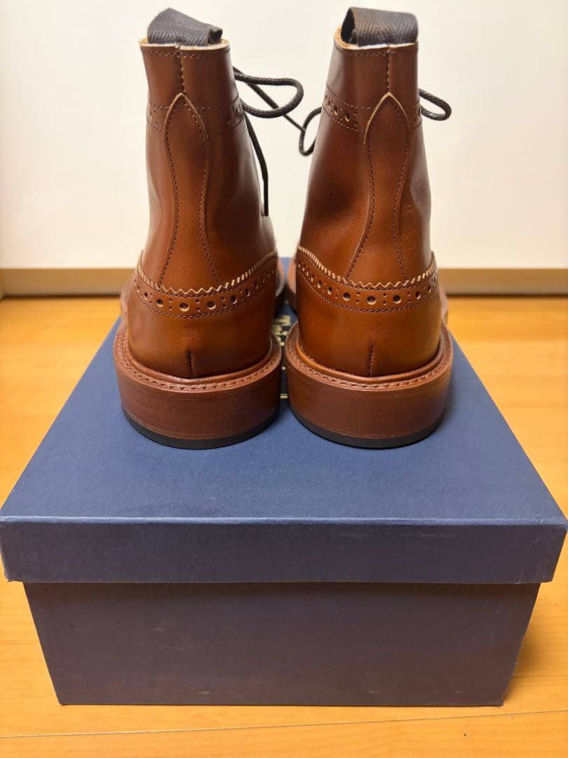 L*g様 未使用 Tricker's カントリーブーツ モールトン UK8.5