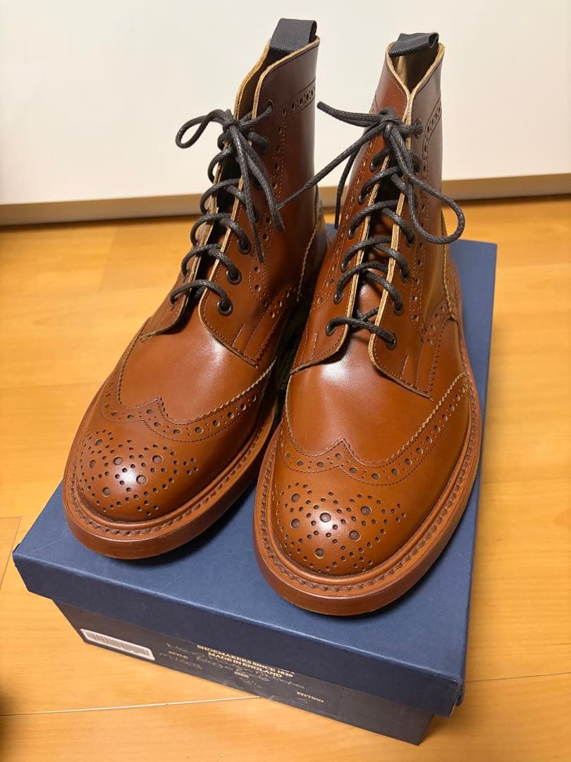 L*g様 未使用 Tricker's カントリーブーツ モールトン UK8.5