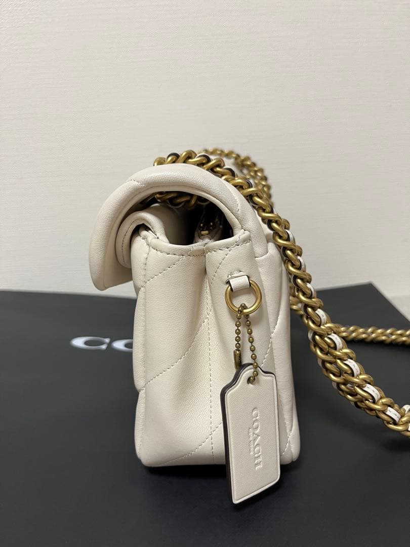 【極美品】★coach★タビーショルダーバッグ26 キルティング　CP-150