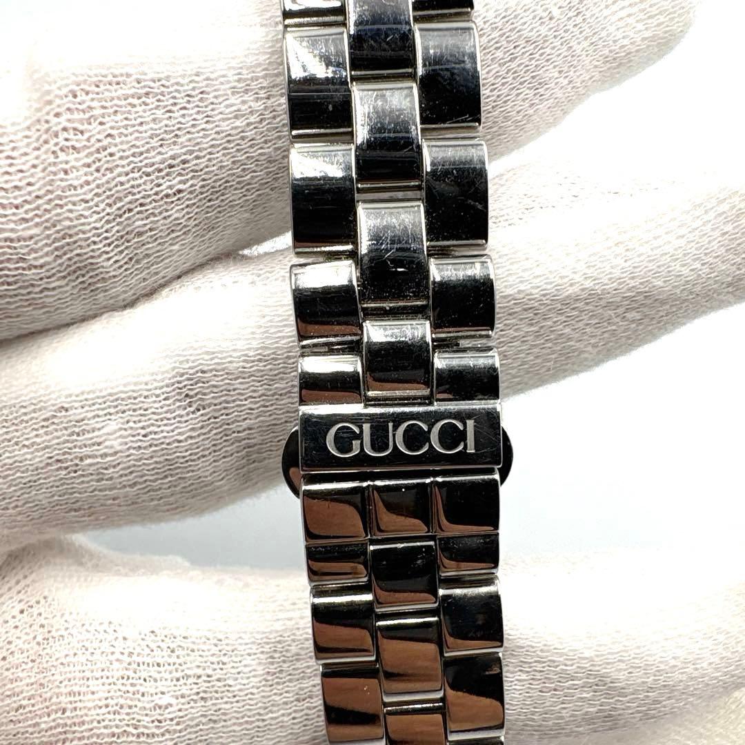 【電池新品】超美品GUCCI 3600L スクエア Gロゴ シルバー　稼働中