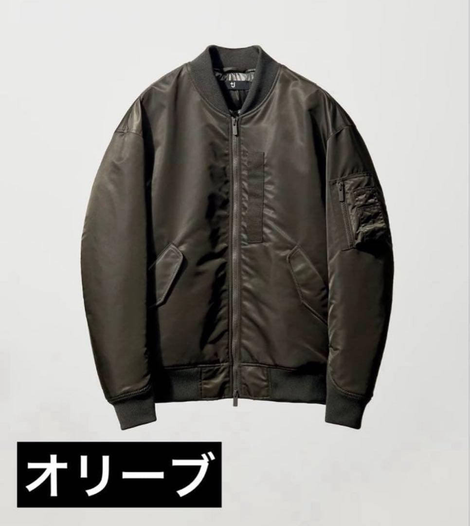 【新品未使用】ユニクロ ＋J MA-1 オリーブ Mサイズ